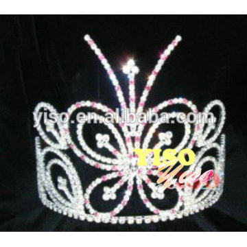 Tiaras en strass et papillon